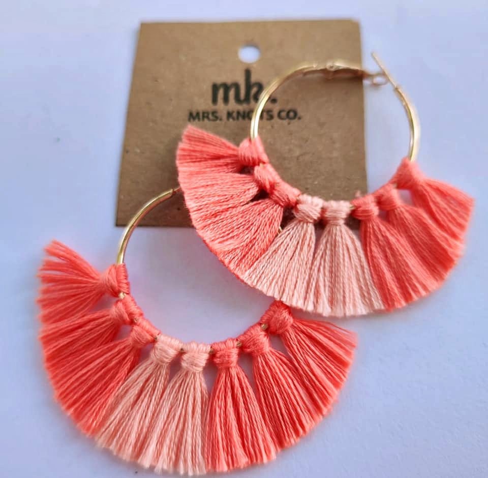 Hand Made Luxury Cotton Ear Rings