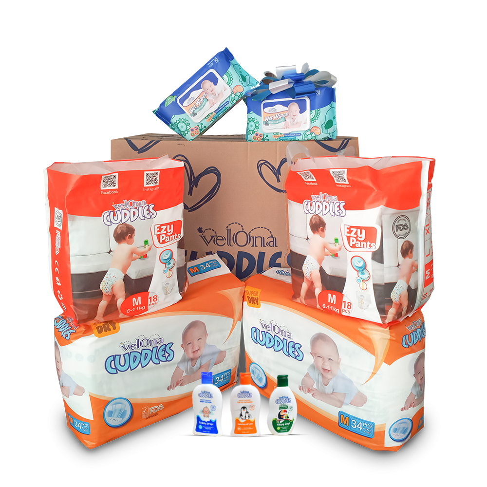 Baby Diapers - Growing-Up Essentials Diaper Mini Collection – Medium Size