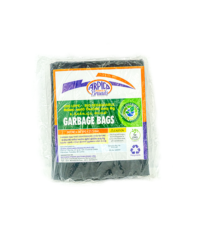 Arpico Garbage Bagss M 22*24*85 Bk