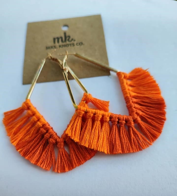 Hand Made Luxury Cotton Ear Rings