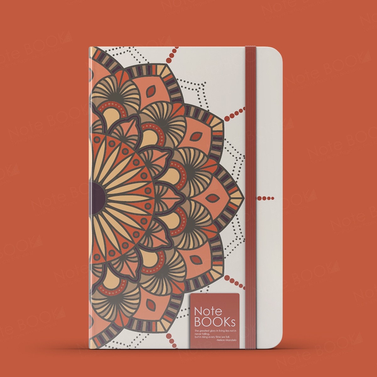 Mandala Art Perfect Bound Notebook – Aesthetic Journal for Mindfulness, Sketching & Writing (Notebook design NB00448)
