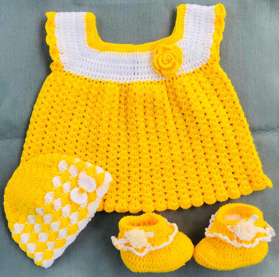 Handama Crochet Baby Dress