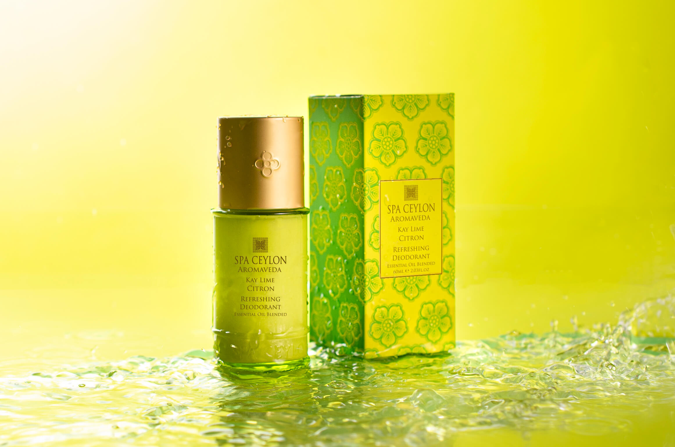 Kay Lime Citron – Eau de Ceylon – Refreshing Deodorant – 60ml