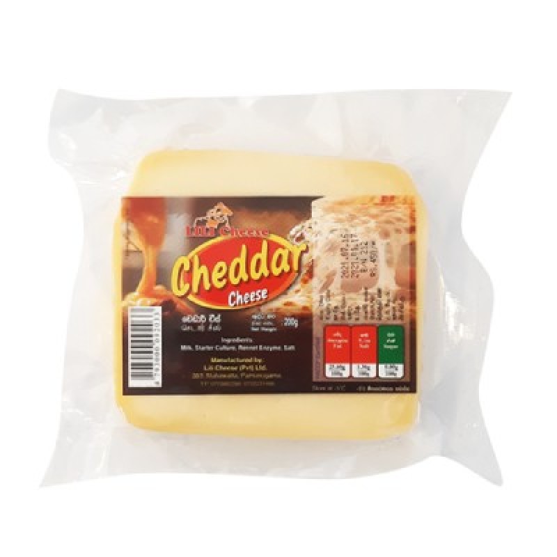 Lilli Dairy Cheddar Cheese 200g