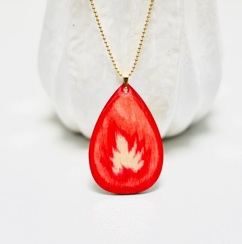 Autumn Flame Pendant