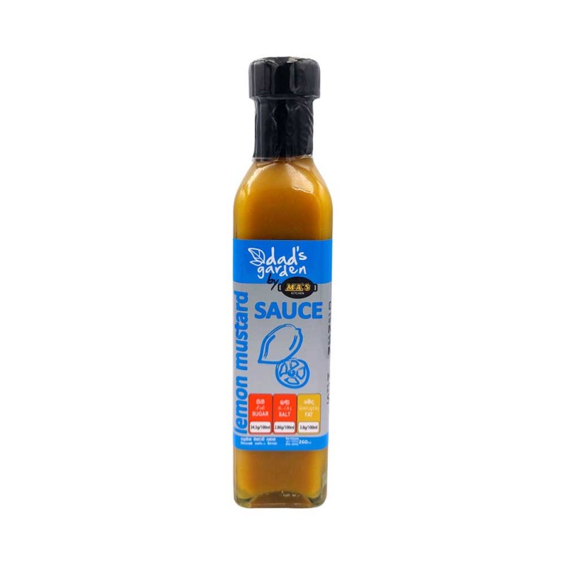 Dad's Garden Lemon Mustard Sauce 260ml