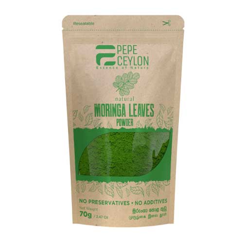 Pepe Ceylon 100% Natural Moringa Leaf Powder - 70g