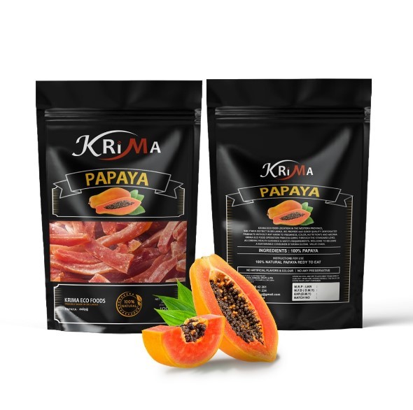 Krima Dehydrated Papaya - 100g