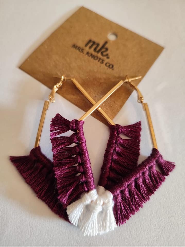 Hand Made Luxury Cotton Ear Rings