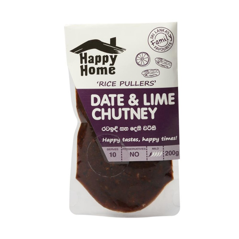 Happy Home Date & Lime Chutney 200g