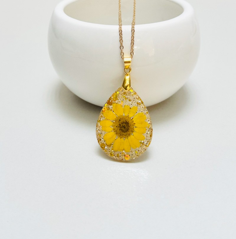 Golden Bloom Pendant