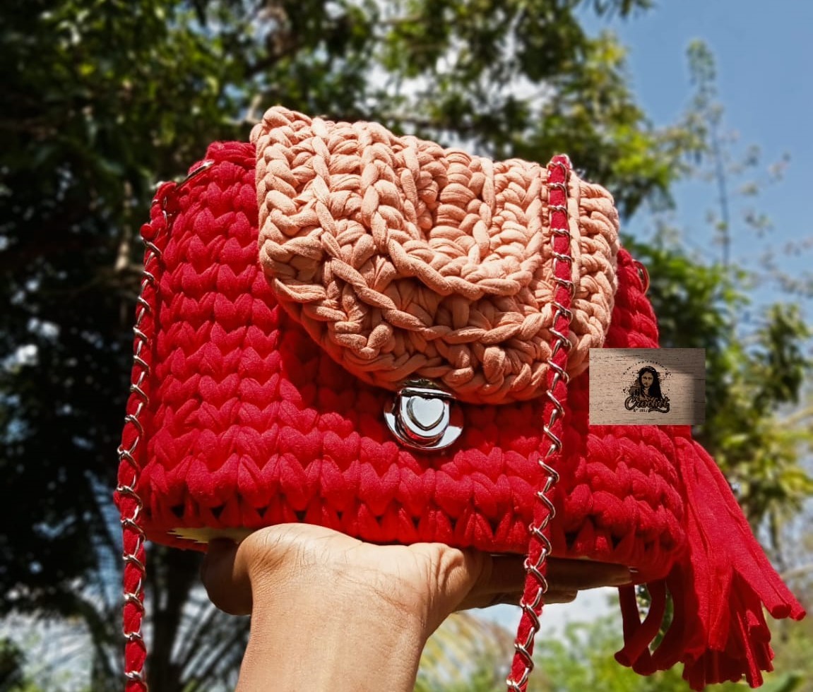 Crochet Hand Bags by Thili