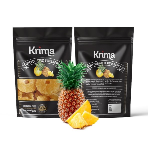 Krima Dehydrated Pineapple - 100g