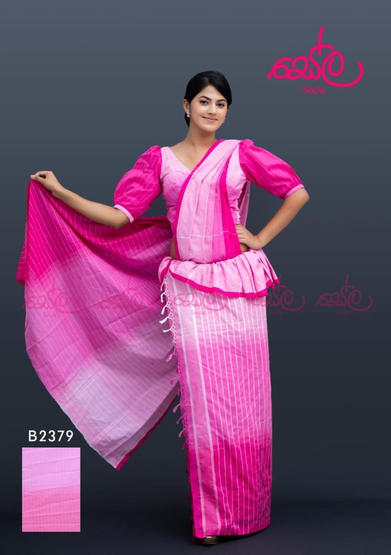 PINK COLORED HANDLOOM SAREE