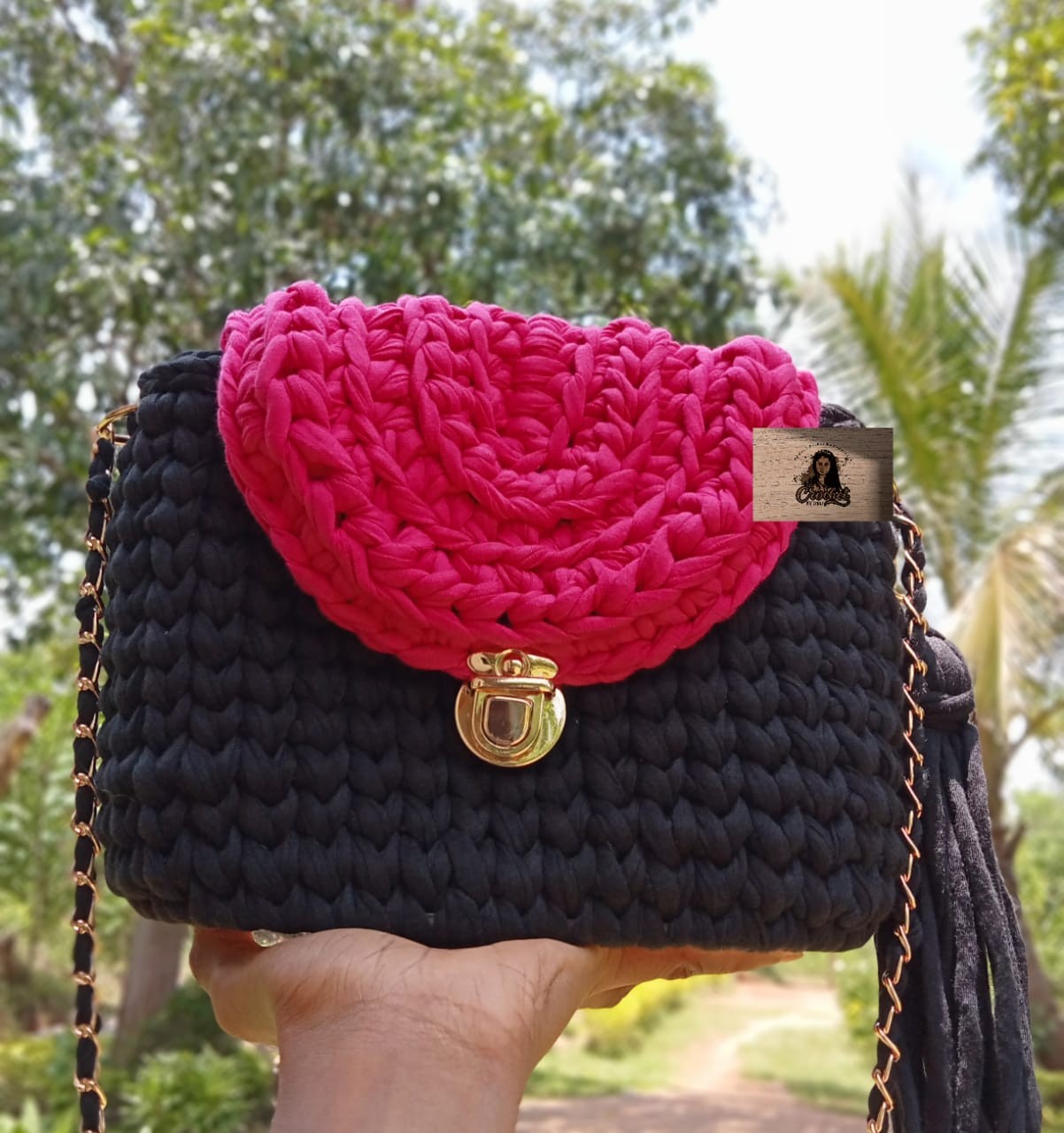 Crochet Hand Bags by Thili