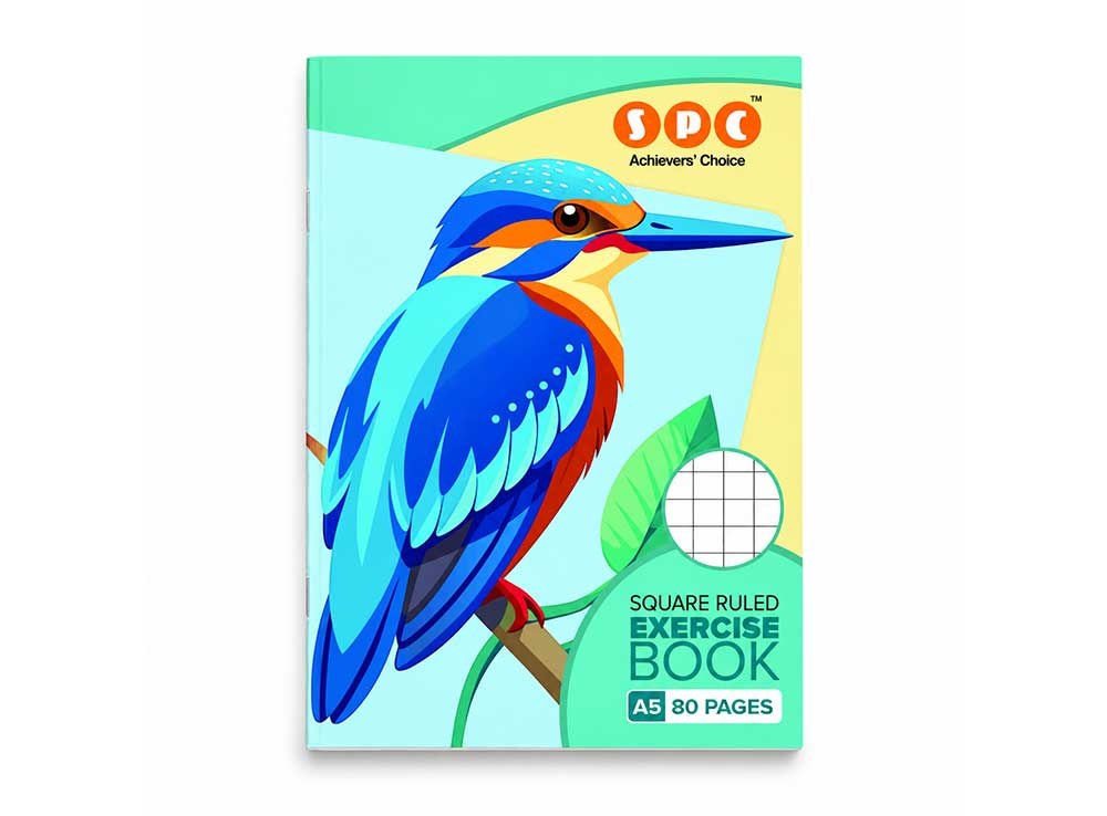 View SPC A5 Exercise Book – 80 Pages, Square Ruled image