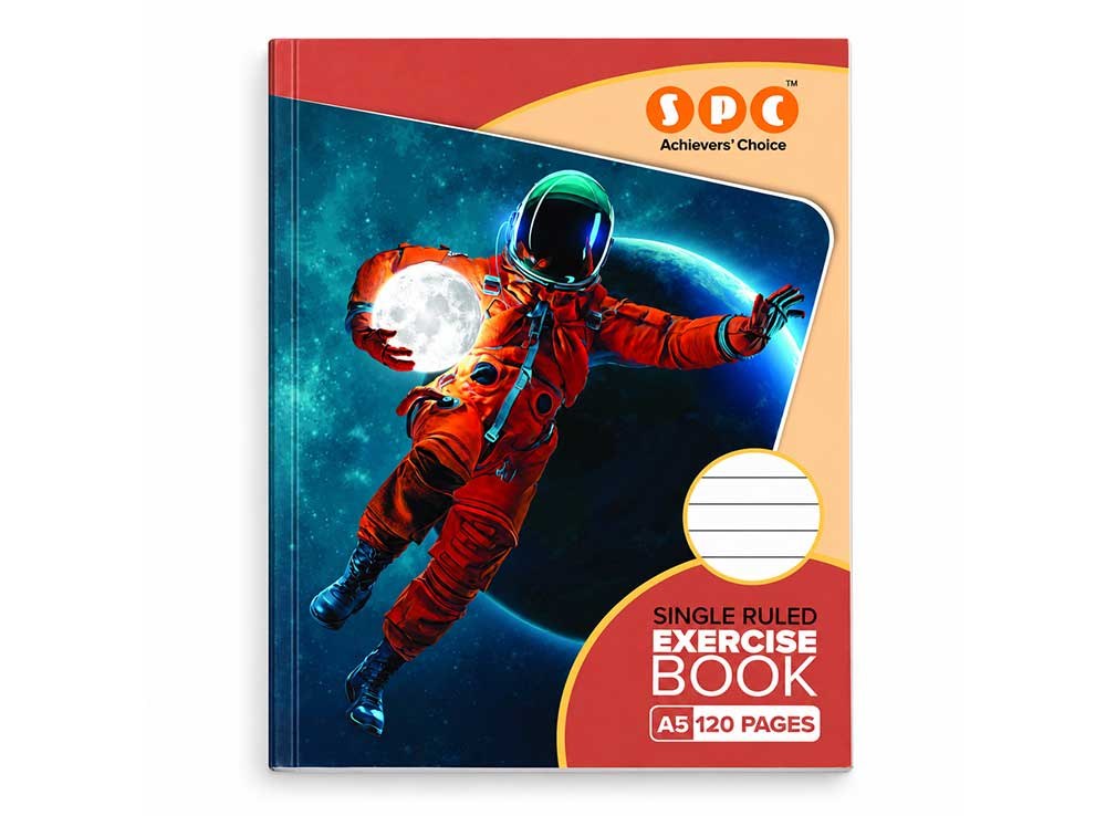 SPC A5 Exercise Book – 120 Pages, 70 GSM, Single Ruled | Rs. 120.00