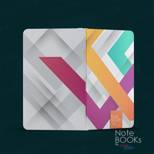 View Smart. Sleek. A5 Perfect Bound (Notebook design NB00453) image