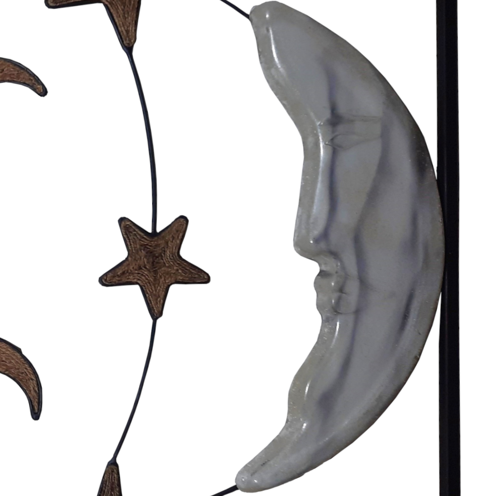 View Sun and Moon Wall Hanger - A Symbol of Lucky home,Timeless Craftsmanship from the Heart of Sri Lanka! image