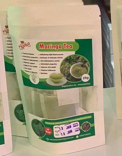 Uduwela Ceylon Organic Moringa Tea – 20 Sachets (25g)