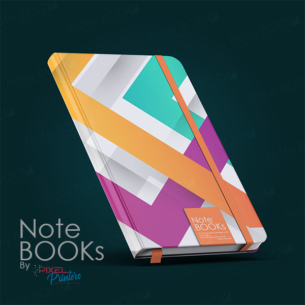 View Smart. Sleek. A5 Perfect Bound (Notebook design NB00453) image