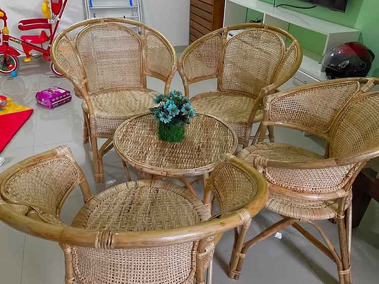 View Cane Chair Set image