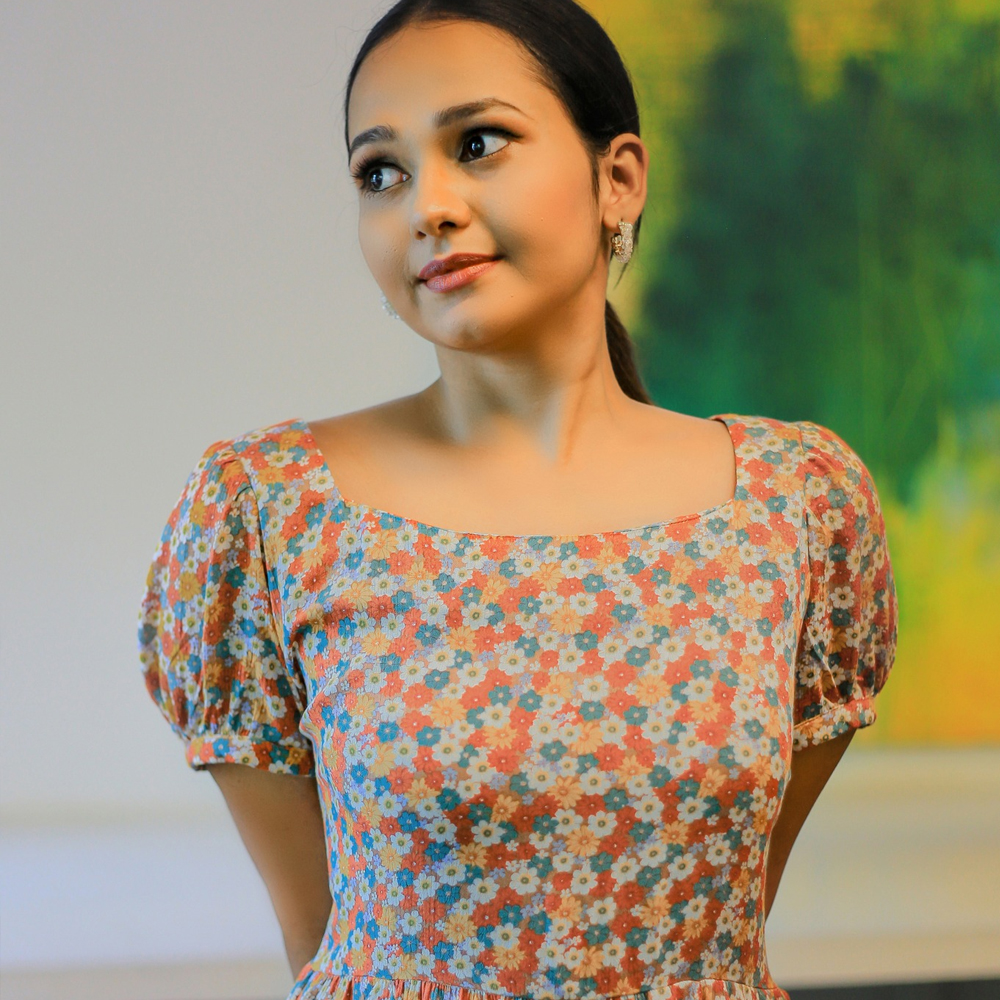 View Floral Maxi Dress CF 100112Y image