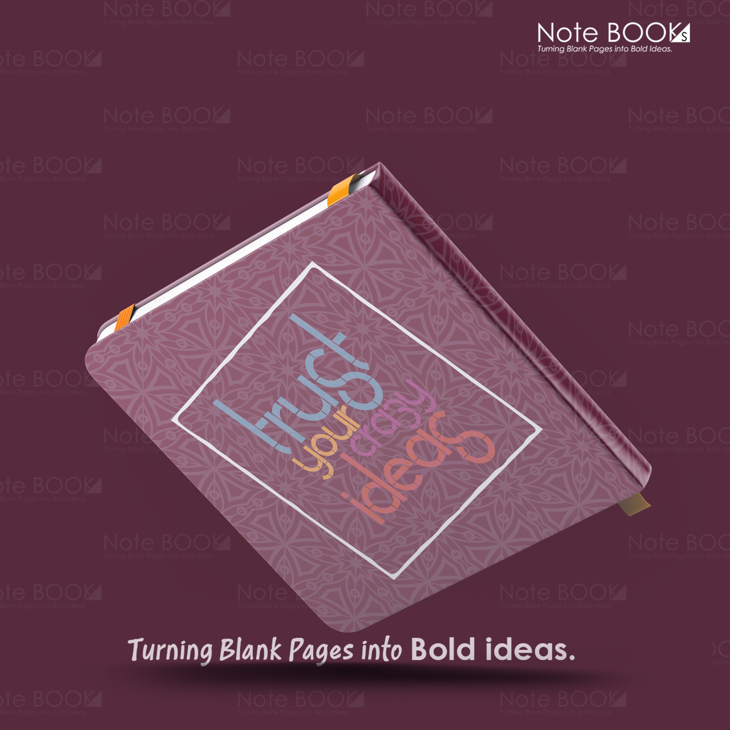 View Durable Notebooks for Notes, Journals, and Sketches (Notebook design NB00411) image