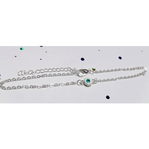 View Trendy Fashion Gold Silver color Simple Chain Eye Anklets For Women Girls Beach Foot Jewelry Leg Chain Ankle Bracelets Women Accessories image