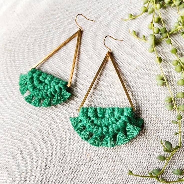 Hand Made Luxury Cotton Ear Rings