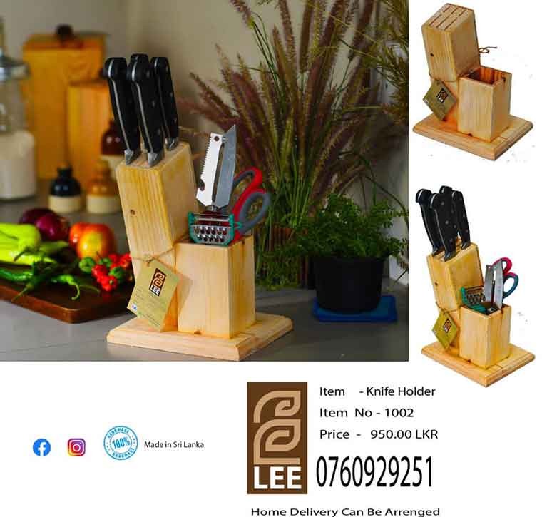 Wooden Knife Holder