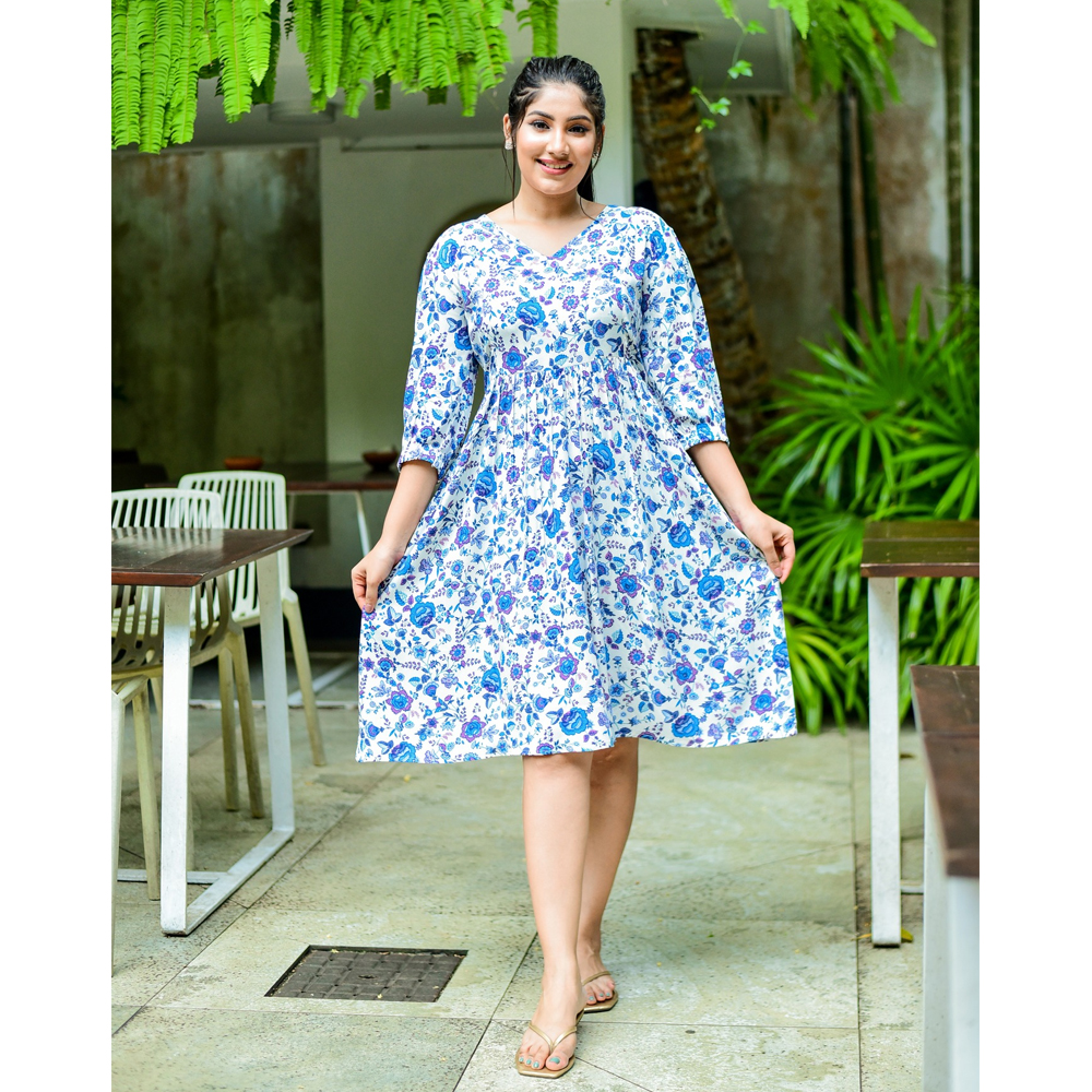 View Floral Short Dress CF - 10071 image