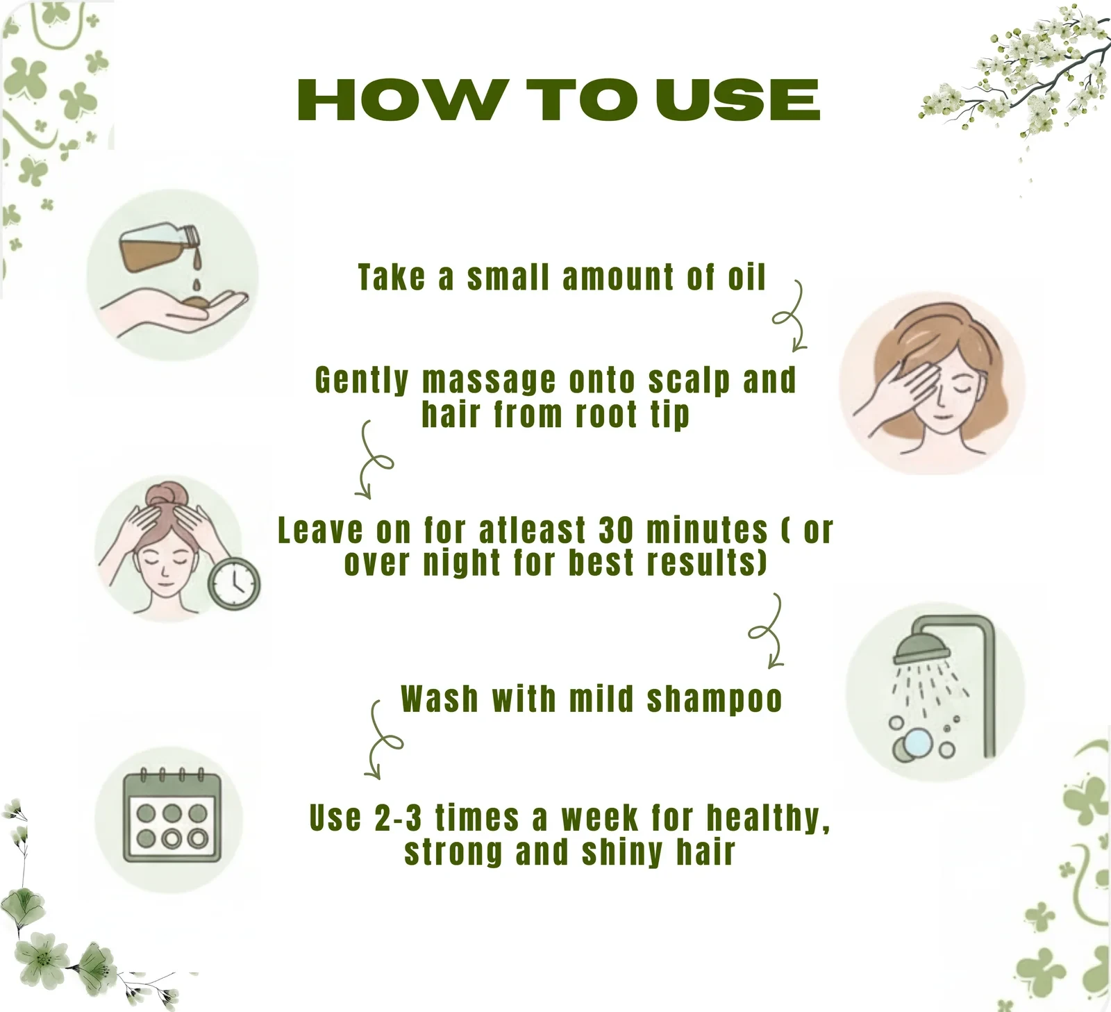 View Nava Herbal Nature’s Hair Oil – Herbal Hair Strengthening & Nourishing Oil image