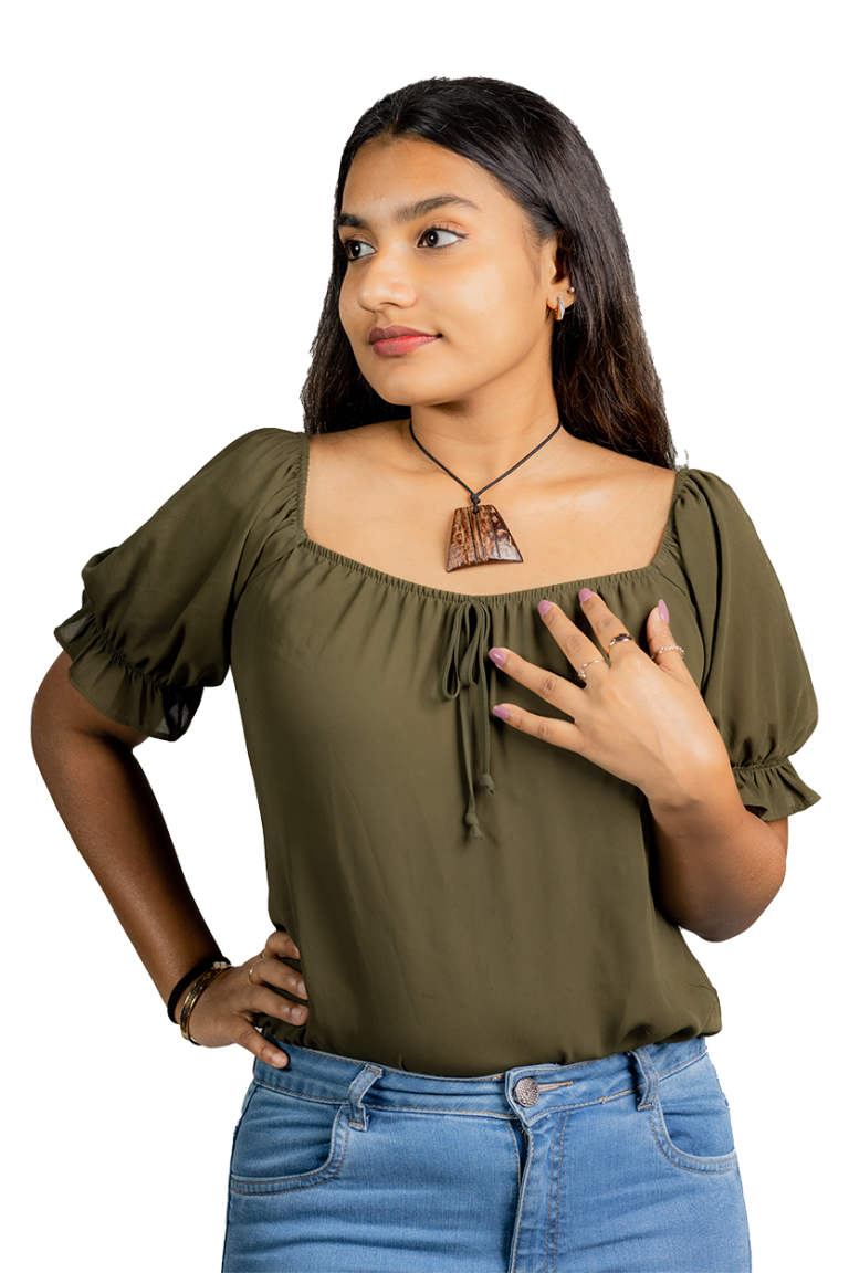 View Square shape necklace image