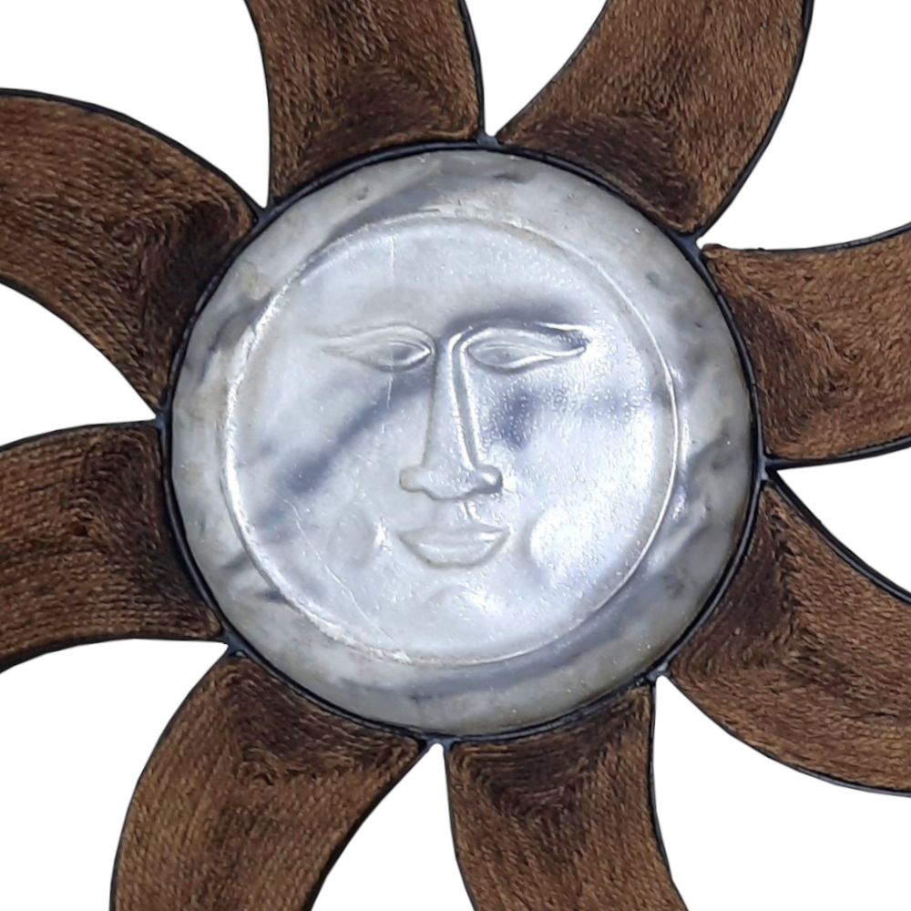 View Sun and Moon Wall Hanger - A Symbol of Lucky home,Timeless Craftsmanship from the Heart of Sri Lanka! image