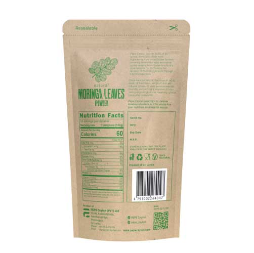 View Pepe Ceylon 100% Natural Moringa Leaf Powder - 70g image