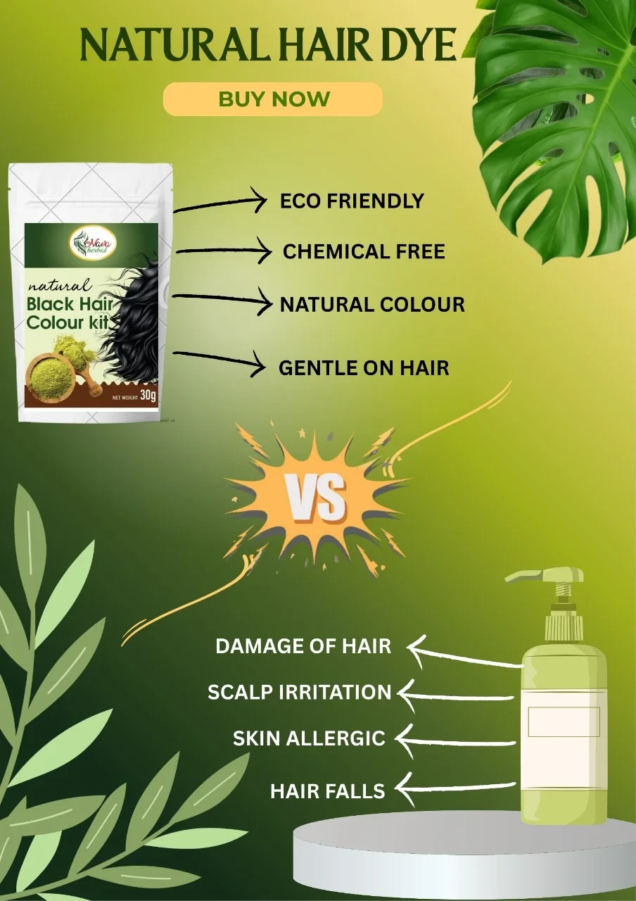 View Nava Herbal 100% Plant-Based Black Hair Colour Kit image