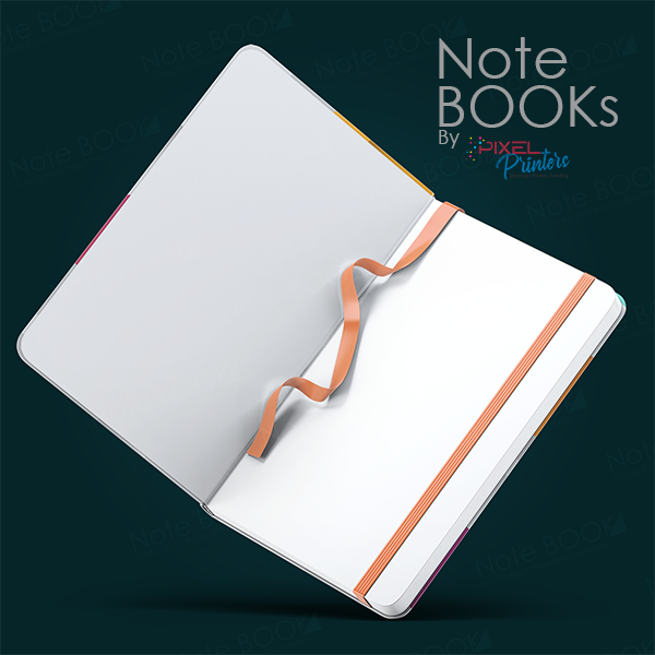 View Smart. Sleek. A5 Perfect Bound (Notebook design NB00453) image