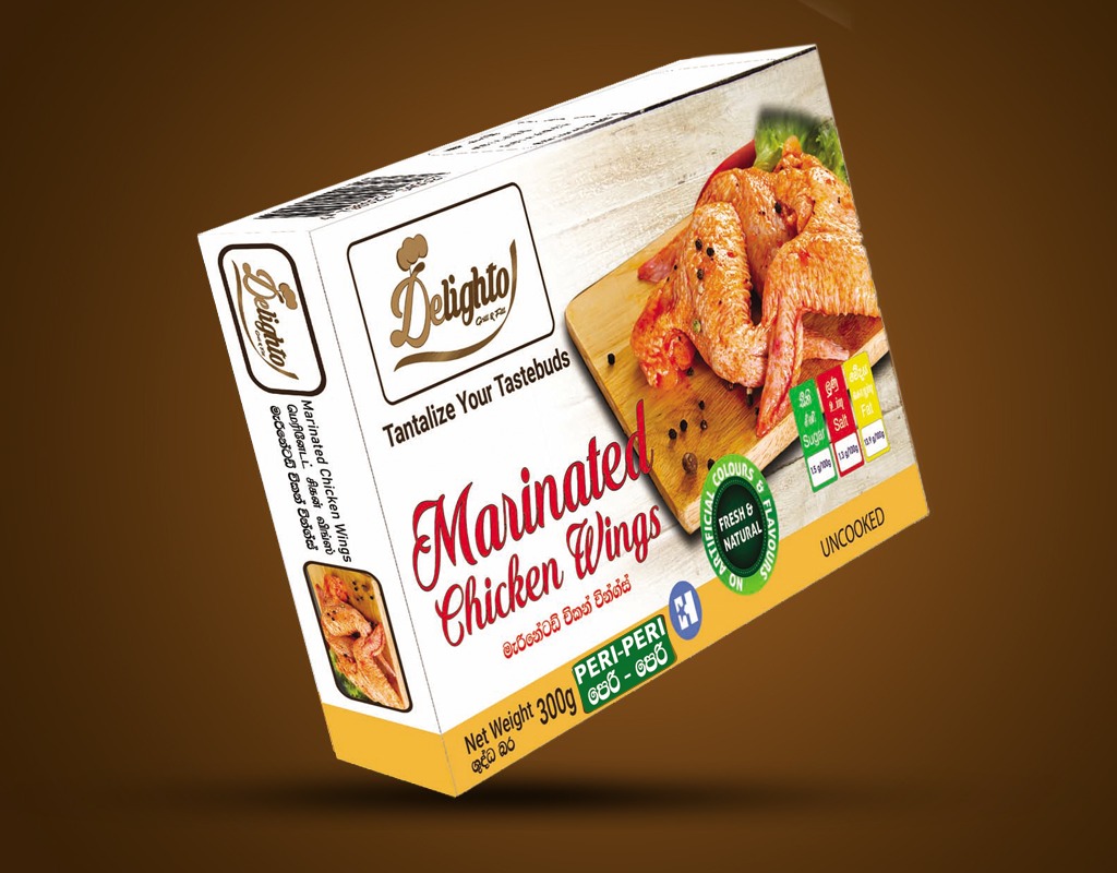 PERI PERI MARINATED WINGS (300G)