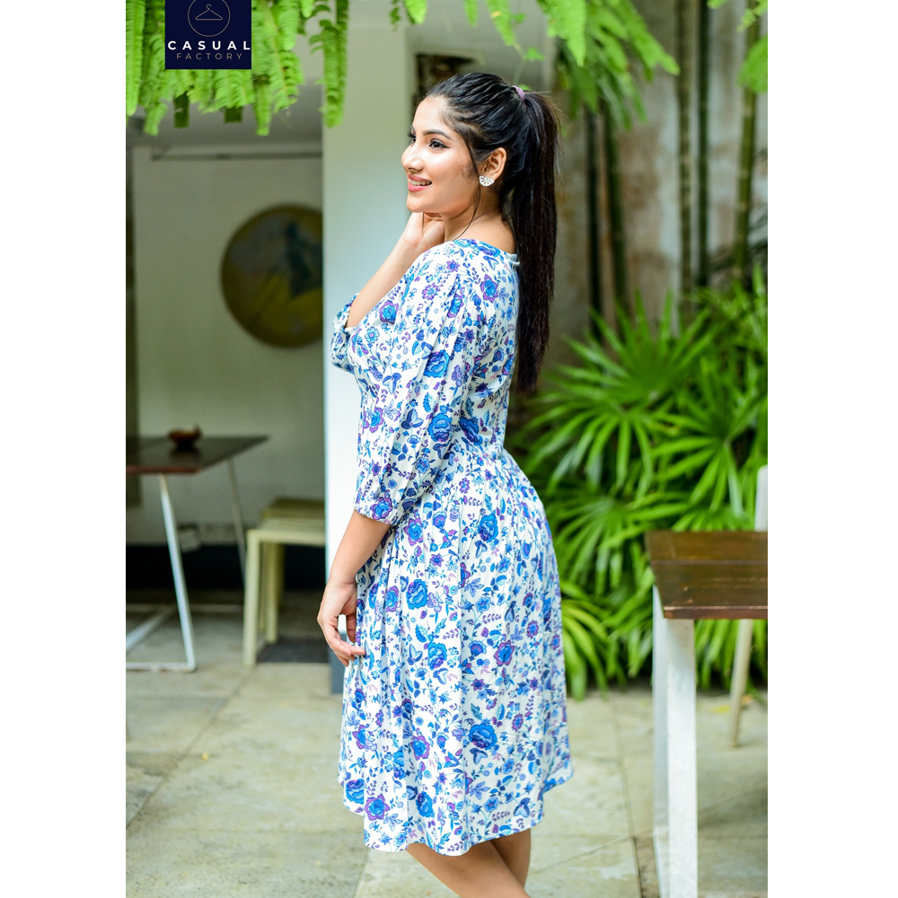 View Floral Short Dress CF - 10071 image