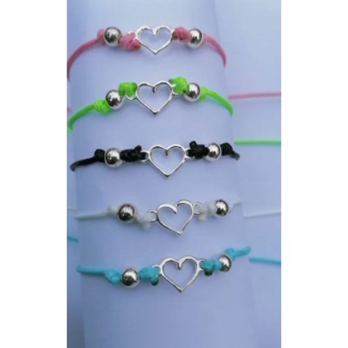 View New Korean Fashion Charm Heart Bracelets Anklets for Woman Girls Wedding Jewellery Gifts Lovely Hand Accessories image
