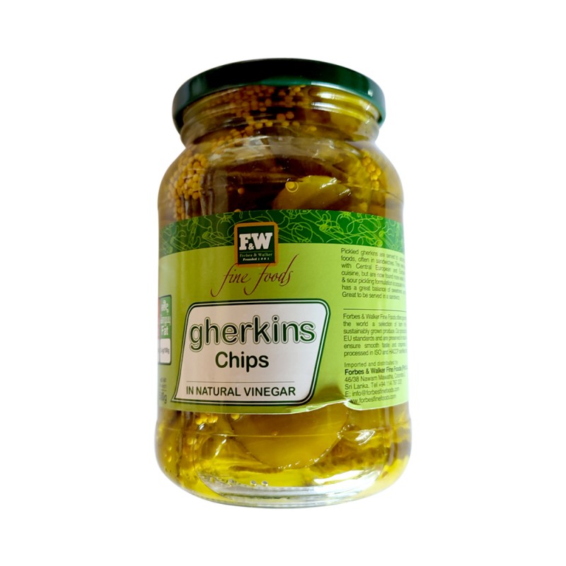 F&W Gherkins Chips 500g