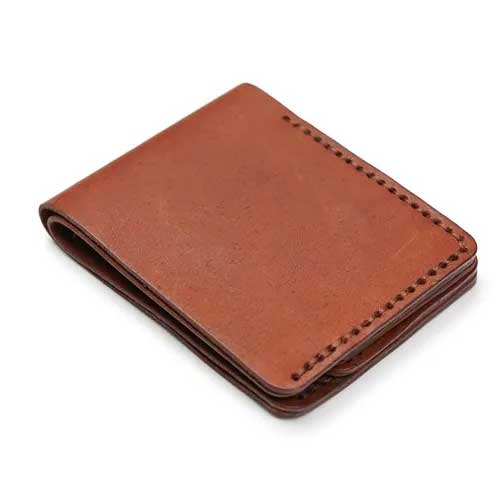 View BiFold Wallet No.02 - Brown Veg Leather image