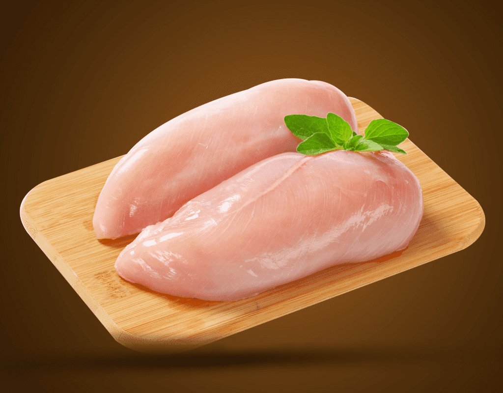 CHICKEN BONELESS BREAST 500G