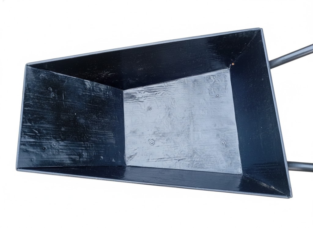 View Industrial Heavy Duty Steel Wheelbarrow – 100kg Load Capacity – Reinforced Frame image