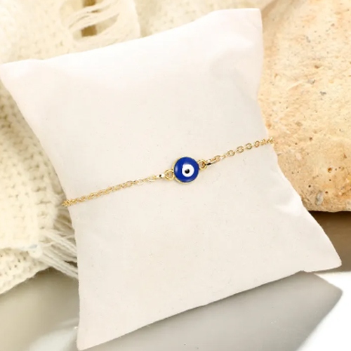 View Trendy Fashion Gold Color Simple Chain Eye Anklets For Women Beach Foot Jewelry Leg Chain Ankle Bracelets Women Accessories image