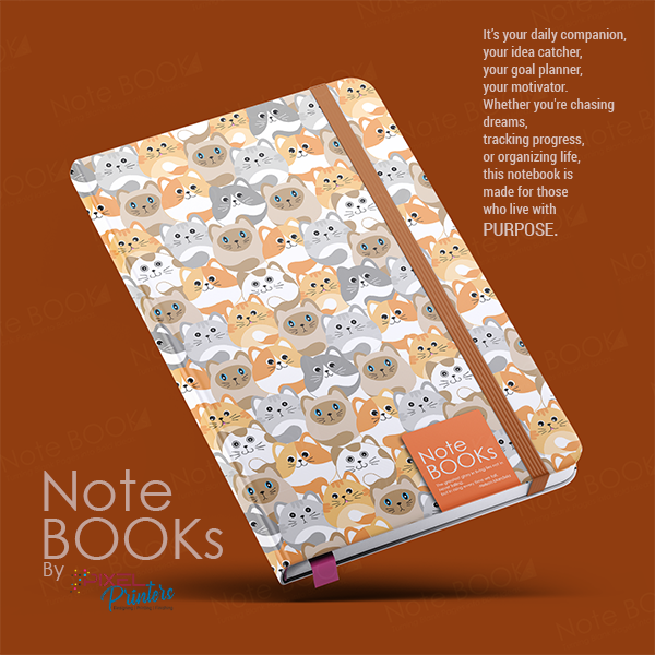 View From Concept to Cover – Stylish A5 Perfect Bound Notebooks (Notebook design NB00451) image