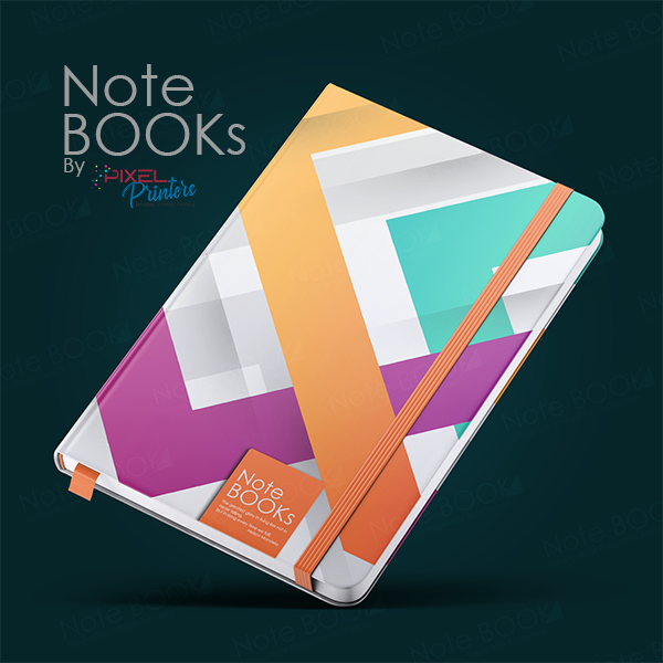 View Smart. Sleek. A5 Perfect Bound (Notebook design NB00453) image