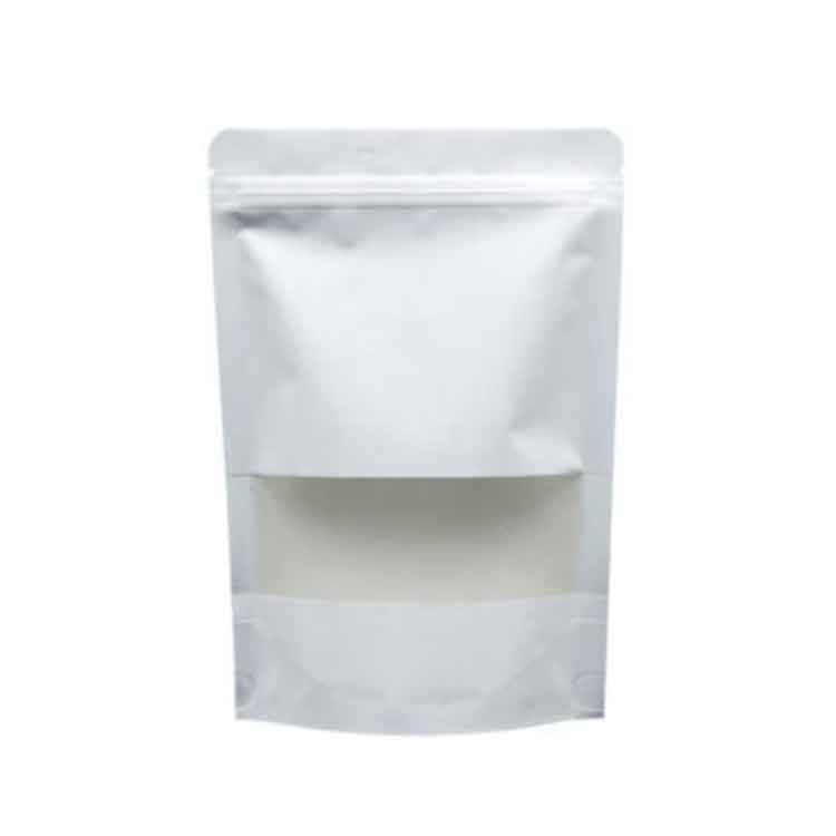 Kraft Paper Transparent Zip Lock Bag - 100g