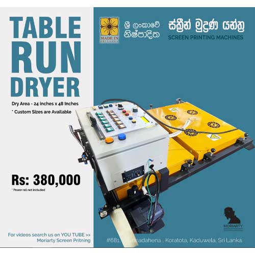 View Moriarty Moving Dryer for Screen Printing Glass Tables image
